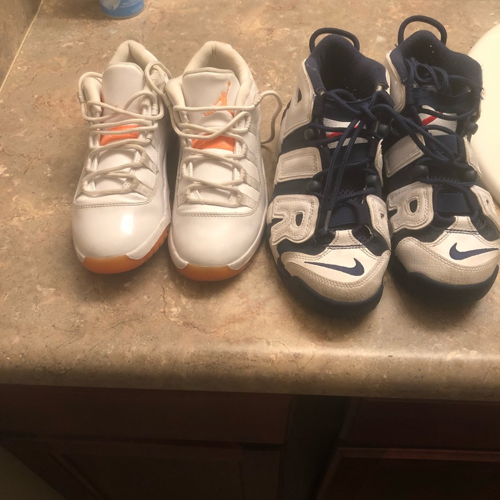 Jordan’s size 3 and uptempo 4